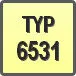Piktogram - Typ: 6531